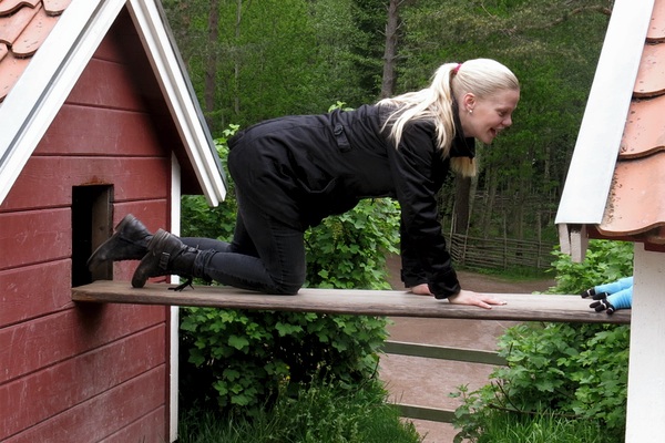 från ett hus till ett annat